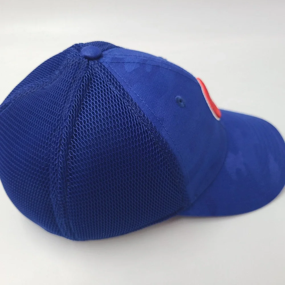 Child-Youth Chicago Cubs Hat Fitted Mesh New Era 39Thirty Blue Red MLB Camo Boys